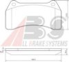 A.B.S. 37440 OE Brake Pad Set, disc brake